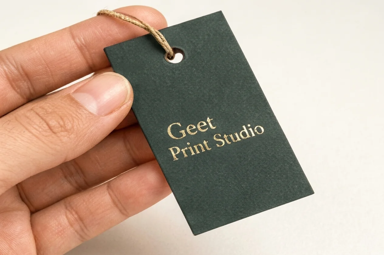 Hang tag sample